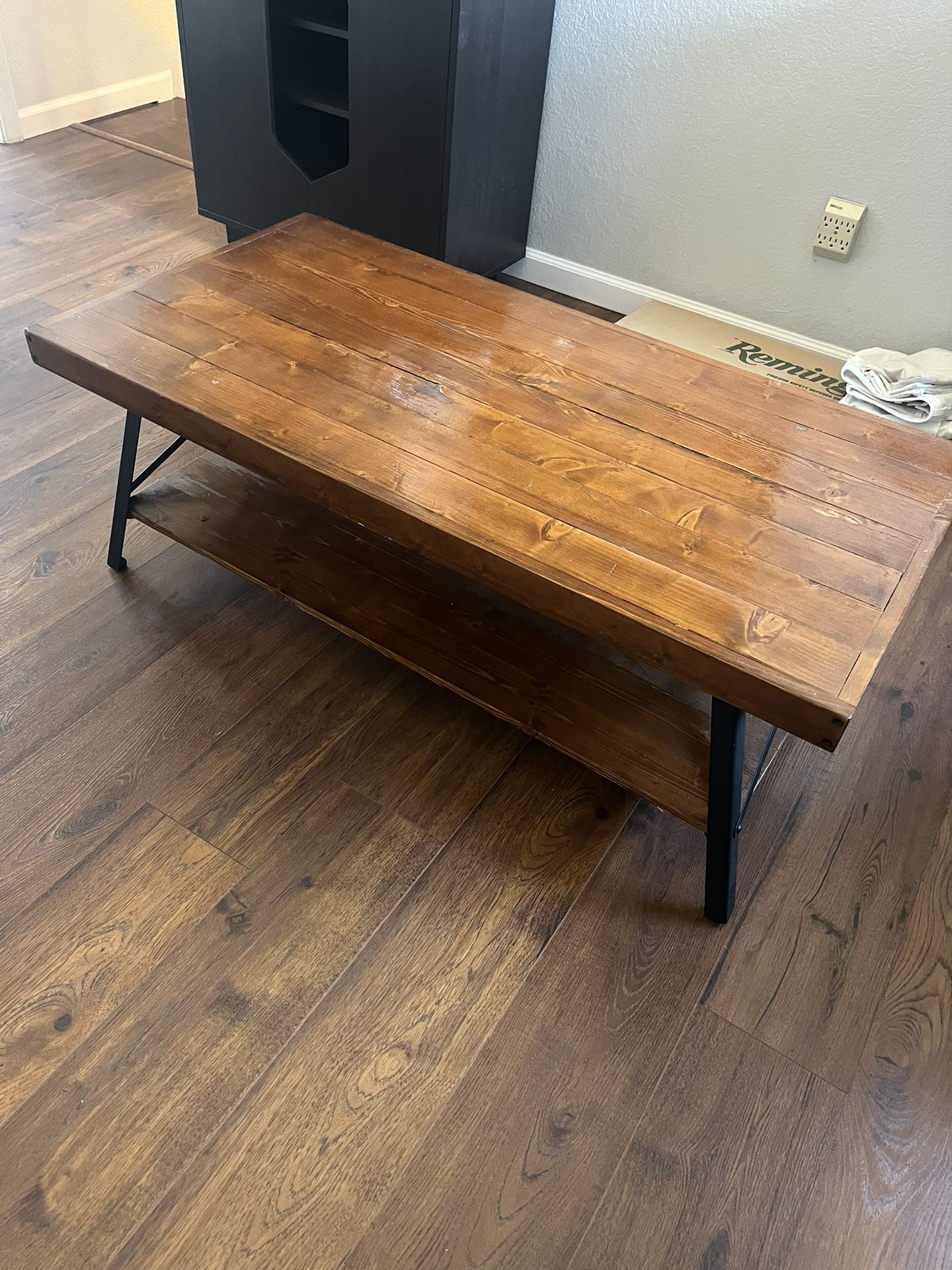 Rectangular Wood Coffee Table 2 ft. x 4ft. 