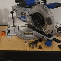 12in Kobalt Bi Leveling Glide Miter Saw 15amps
