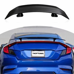 Matte Black Style 46" Rear Trunk Spoiler Lip Wing Racing