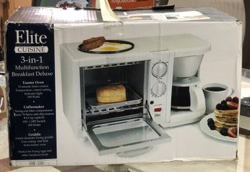 Elite Cuisine 3- In -1 Multifunction breakfast deluxe 