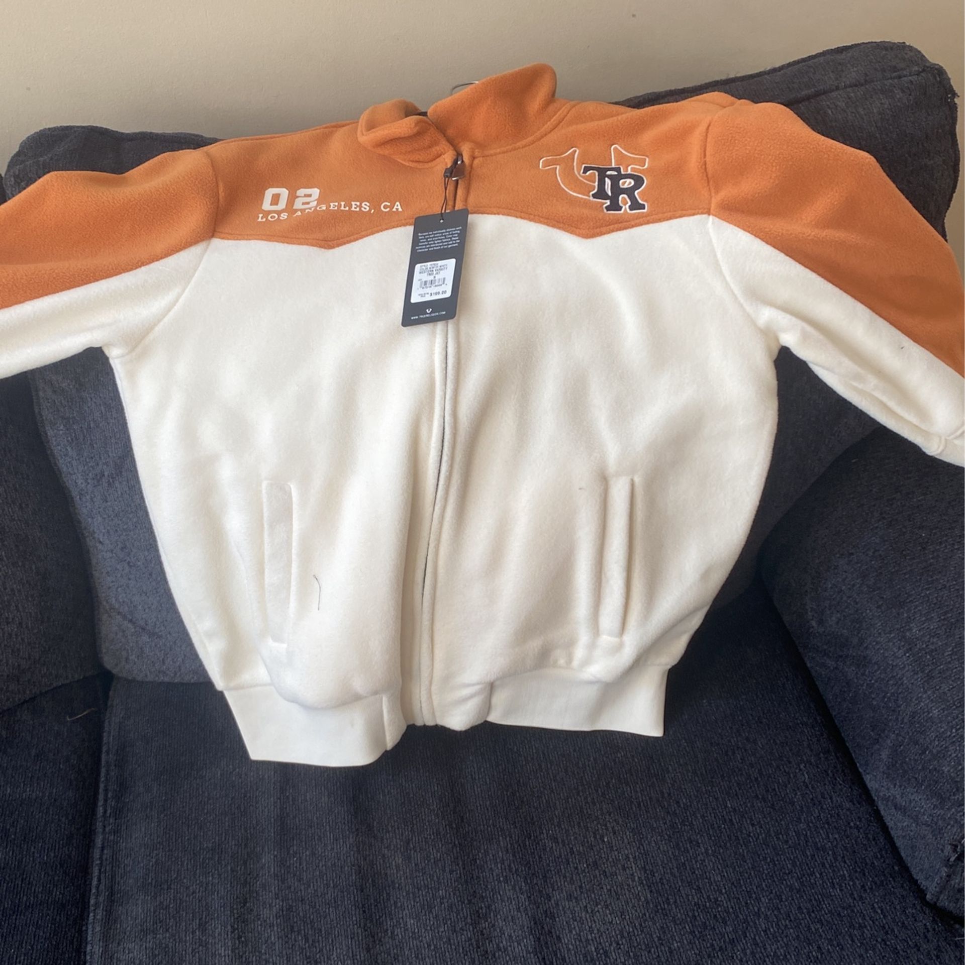 True Religion Full Zio Up Fleece