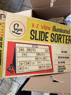 Slide sorter light box