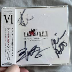 Signed Copy Of Final Fantasy 6 CD Soundtrack