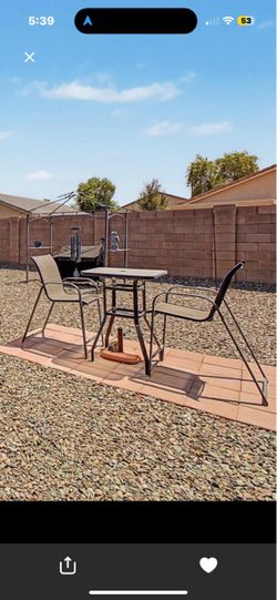 Patio set 2pc $40