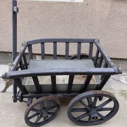 Planter Wagon Wheels 