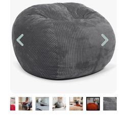 King Size Bean Bag Chair & Bed & Waterproof Protective Cover