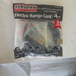 Electric Range Cord 4 FT