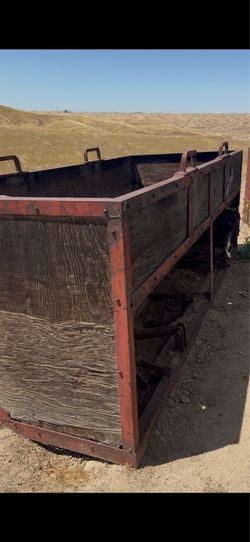 Old vegetable storage bin.