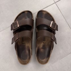 Men’s Birkenstock Arizona Sandal Brown Size 42