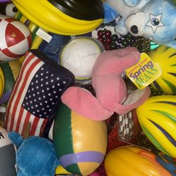 Plushes, Footballs, Bears 