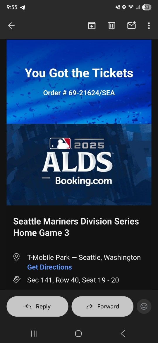 Seattle Mariners ALDS GAME 5