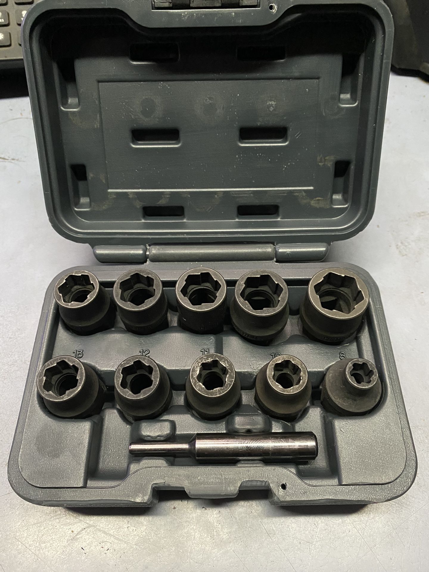 Matco Tools 1/2” drive metric hex grip socket set