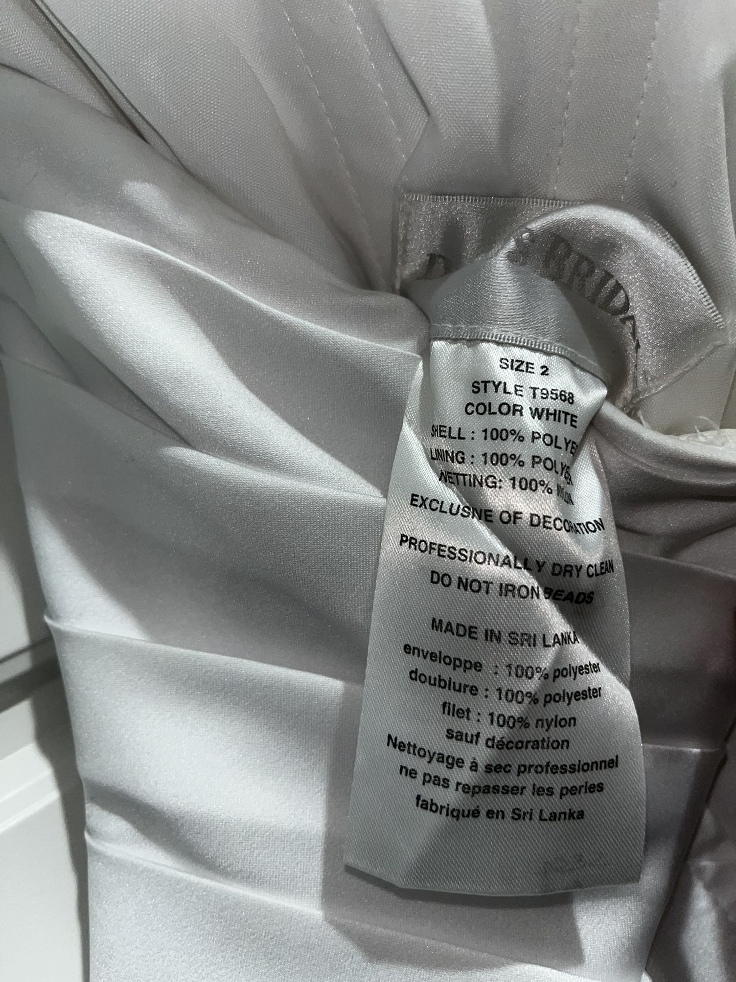 Wedding Gown - Size 2