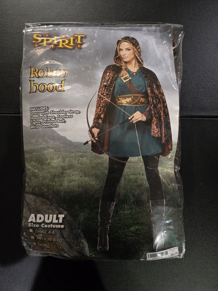 Women's Size Medium Robin Hood Costume