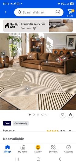 Pentantan Area Rug 6"×9"
