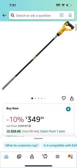 Dewalt Concrete Vibrator