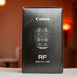 Canon Rf 85mm 1.2 Brand New In Box
