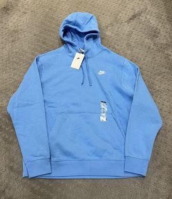 NEW Nike Pullover Fleece Hoodie Baby Blue BV2654-412 Men’s Size XL