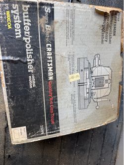 CRAFTSMAN BUFFER/POLISHER