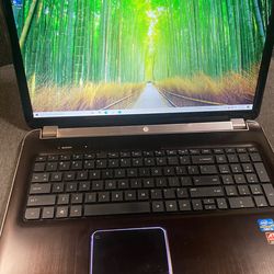 HP Pavilion 17” Laptop w/Healthy Battery and Charger