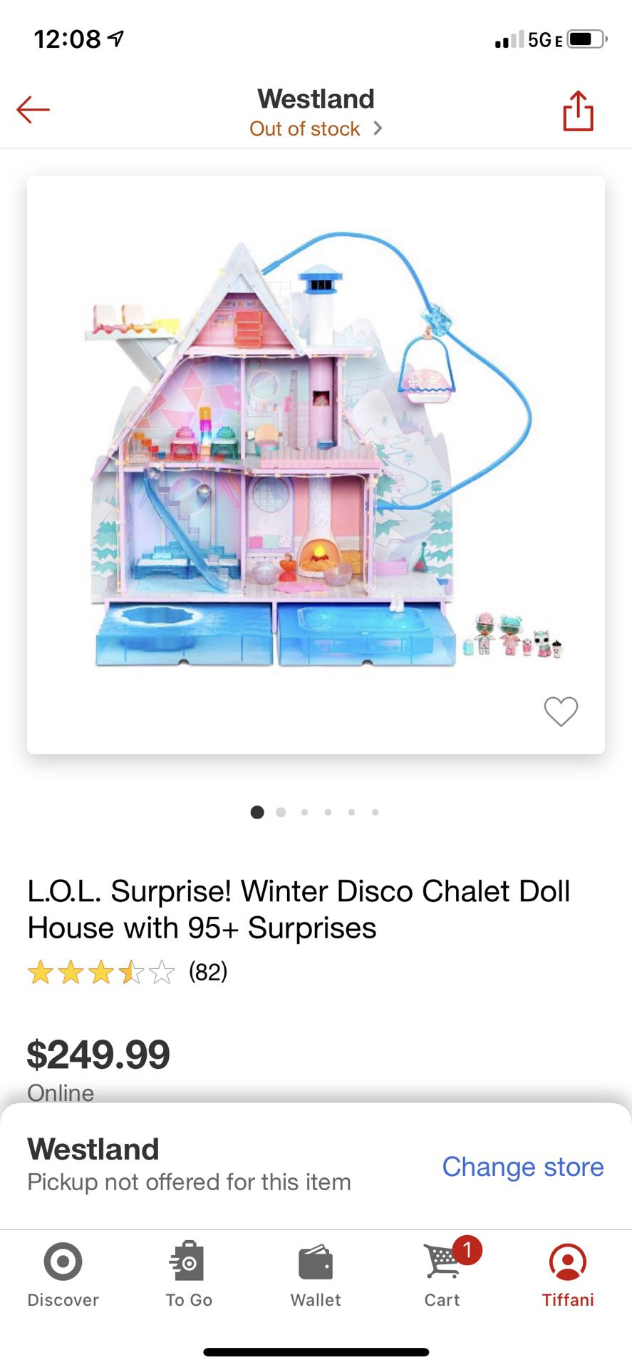 Lol Surprise Winter Chalet Doll House w/ 95+ surprises
