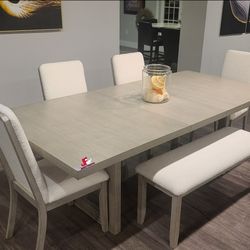 🔥HOT DEAL🔥 6pc Dining Room Set 😍/ Take it home with Only $39down/ Hablamos Español Y Ofrecemos Financiamiento 🙋🏻‍♂️ 