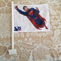 Superman 75th Anniversary Comic Con Flag