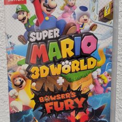 Super Mario 3D World + Bowser's  Fury - Nintendo Switch Game - New Not-Opened Still Sealed - See Photos & Description 