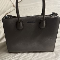 Purse Medium Size Gray Leather Michael Kors