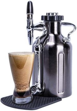 Nitro Cold Brew Coffee Maker, 50 oz, Black Chrome