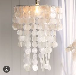 Pottery Barn Teen Capiz Chandelier