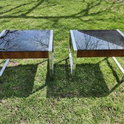 Vintage MCM Mid-century Modern End Tables 