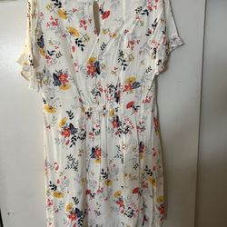 Lucky Brand floral dress Large