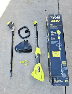 RYOBI 40V Weed Eater String Trimmer EXPAND-IT Attachment Capable