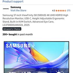 37in 4k UHD USB-C Monitor