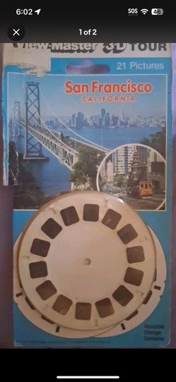 San Francisco CALIFORNIA Highlight Tour View-Master International 3-Reel Packet 