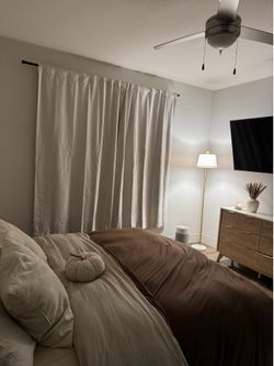 California King Bed Set - Soft Bed Frame + Mattress + 2 Nigh Stands