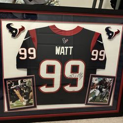 J.J. WATT SIGNED MEMORABILIA