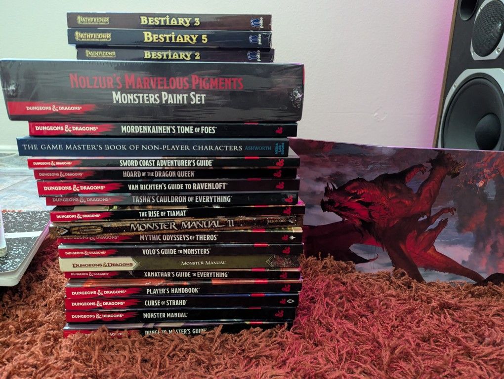 Lot Of Dungeons And Dragons Books