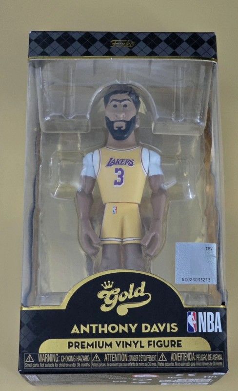 2021 FUNKO POP! GOLD FEATURING ANTHONY DAVIS (LA LAKERS) *YELLOW JERSEY*
