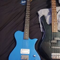 One Is Guitar And The Black One Its A Bass 