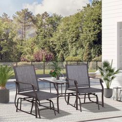 Rocking Chair with small table attached