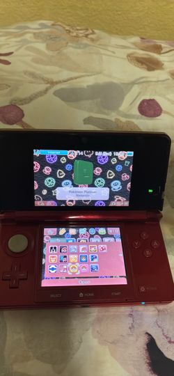 Flame Red Nintendo 3DS (modded)