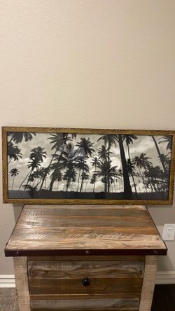 Pottery Barn Palms Art