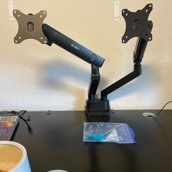 Dual Monitor Stand For Desk 