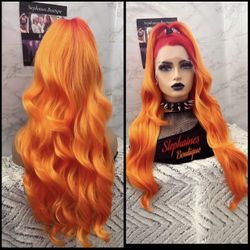 Human Hair Blended Lace Front Wig 