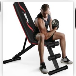 Weight Bench Press, Adjustable Workout Benches for Home Gym Dumbbell Exercise, 800 LB Stable Incline Decline Bench for Full Body Workout, 2 Sec Fast F