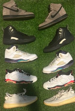 5 Pair Nike Jordan Yeezy Sneaker Lot | 6Y–7.5M | Reseller Bundle