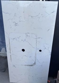 Quartz countertop with Backsplash 