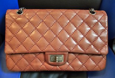 CHANEL Reissue 2.55 Quilted Aged Calfskin Double Flap JUMBO Bag